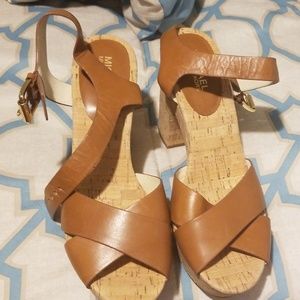 Michael Kors open toe wedge
